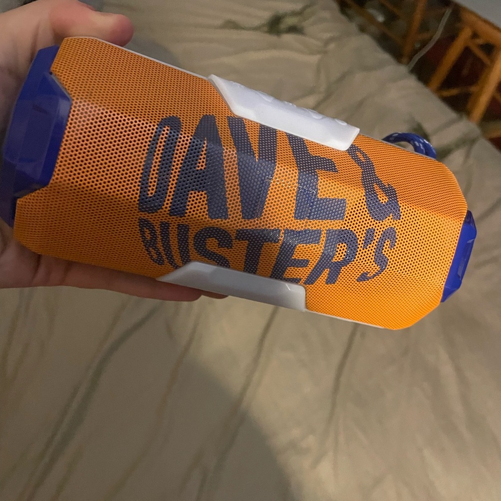 Dave & Buster's Orange and Blue Speaker
